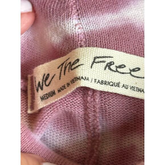 We the Free Psychedelic Mauve Tie Dye top, medium, bohemian, festival, hippie - Picture 4 of 5